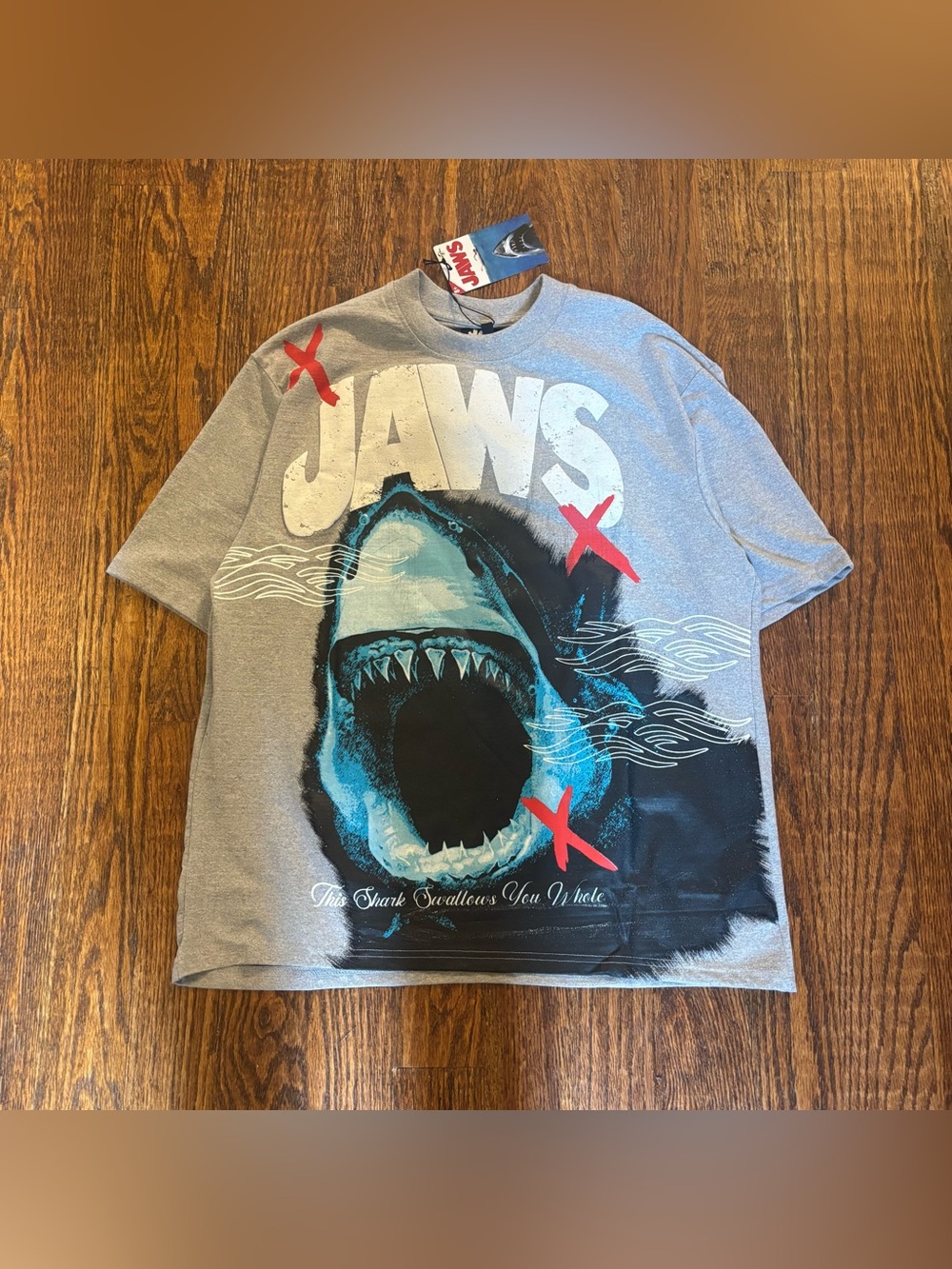 Y2K Sickk 🦈 [SIZE M] Official Universal Studios JAWS Graphic Tee 🌊